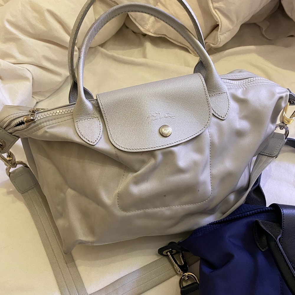 Longchamp medium nylon tote